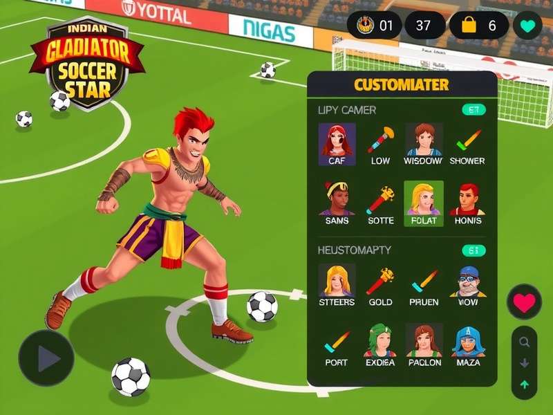 Indian Gladiator Soccer Star strategy guide illustration
