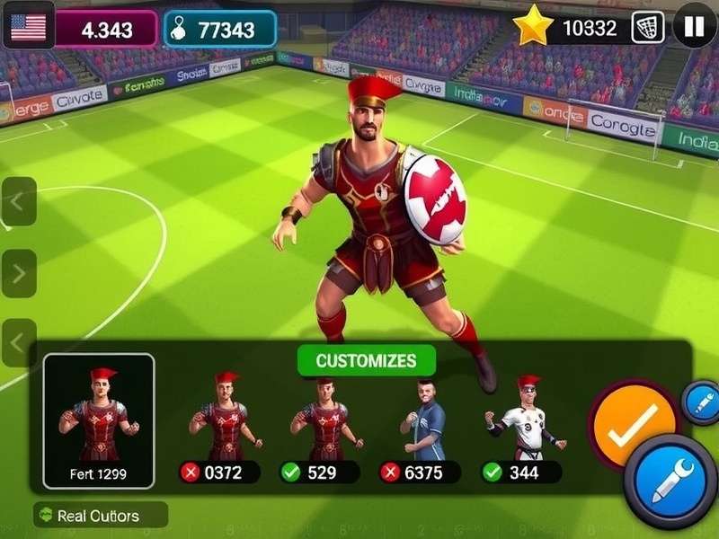 Indian Gladiator Soccer Star gameplay screenshot
